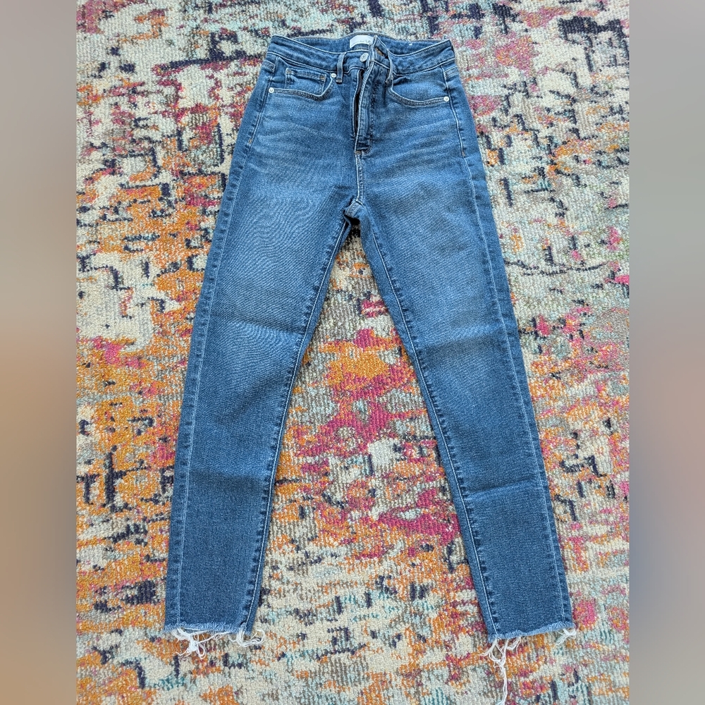 LOFT Women's Skinny Jeans in Denim Blue